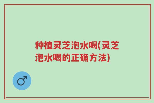 种植灵芝泡水喝(灵芝泡水喝的正确方法)-第1张图片-超越 种植灵芝泡水喝(灵芝泡水喝的正确方法)-第1张图片-超越