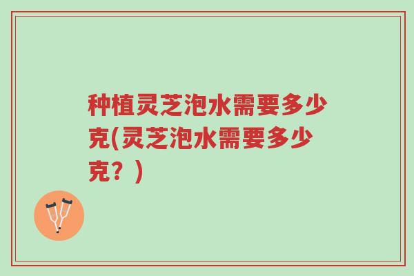 种植灵芝泡水需要多少克(灵芝泡水需要多少克?)-第1张图片-超越 种植灵芝泡水需要多少克(灵芝泡水需要多少克?)-第1张图片-超越