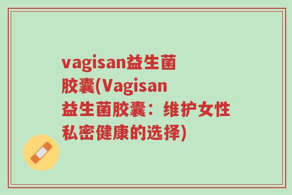 vagisan益生菌胶囊(Vagisan益生菌胶囊:维护女性私密健康的选择)-第1张图片-超越 vagisan益生菌胶囊(Vagisan益生菌胶囊:维护女性私密健康的选择)-第1张图片-超越
