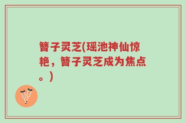 簪子灵芝(瑶池神仙惊艳,簪子灵芝成为焦点。)-第1张图片-超越 簪子灵芝(瑶池神仙惊艳,簪子灵芝成为焦点。)-第1张图片-超越