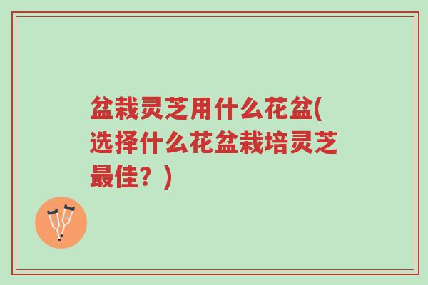 盆栽灵芝用什么花盆(选择什么花盆栽培灵芝最佳?)-第1张图片-超越 盆栽灵芝用什么花盆(选择什么花盆栽培灵芝最佳?)-第1张图片-超越