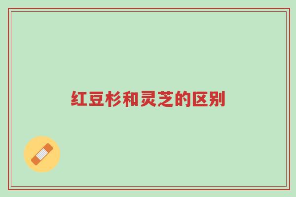 红豆杉和灵芝的区别-第1张图片-超越 红豆杉和灵芝的区别-第1张图片-超越