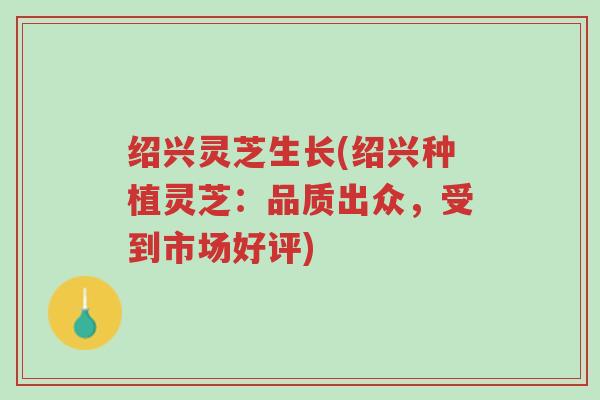 绍兴灵芝生长(绍兴种植灵芝:品质出众,受到市场好评)-第1张图片-超越 绍兴灵芝生长(绍兴种植灵芝:品质出众,受到市场好评)-第1张图片-超越