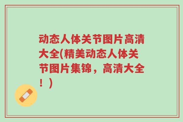 动态人体关节图片高清大全(精美动态人体关节图片集锦,高清大全!)-第1张图片-超越 动态人体关节图片高清大全(精美动态人体关节图片集锦,高清大全!)-第1张图片-超越