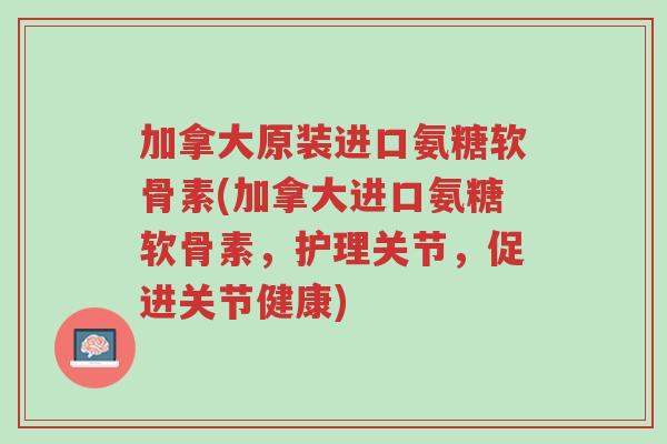 加拿大原装进口氨糖软骨素(加拿大进口氨糖软骨素,护理关节,促进关节健康)-第1张图片-超越 加拿大原装进口氨糖软骨素(加拿大进口氨糖软骨素,护理关节,促进关节健康)-第1张图片-超越