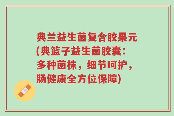 典兰益生菌复合胶果元(典篮子益生菌胶囊:多种菌株,细节呵护,肠健康全方位保障)-第1张图片-超越 典兰益生菌复合胶果元(典篮子益生菌胶囊:多种菌株,细节呵护,肠健康全方位保障)-第1张图片-超越