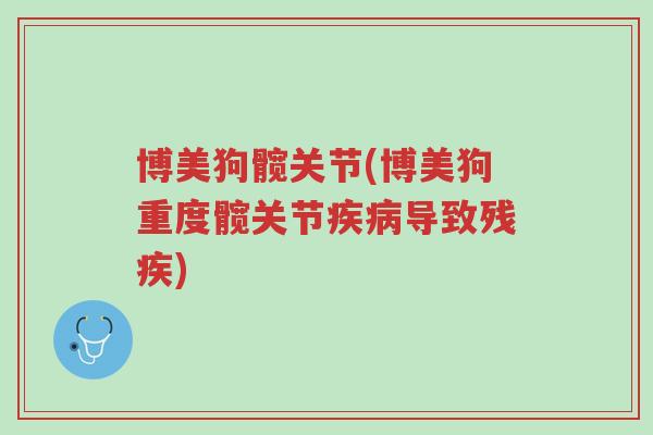 博美狗髋关节(博美狗重度髋关节疾病导致残疾)-第1张图片-超越 博美狗髋关节(博美狗重度髋关节疾病导致残疾)-第1张图片-超越