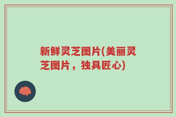 新鲜灵芝图片(美丽灵芝图片，独具匠心)-第1张图片-超越