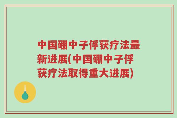 中国硼中子俘获疗法最新进展(中国硼中子俘获疗法取得重大进展)-第1张图片-超越 中国硼中子俘获疗法最新进展(中国硼中子俘获疗法取得重大进展)-第1张图片-超越