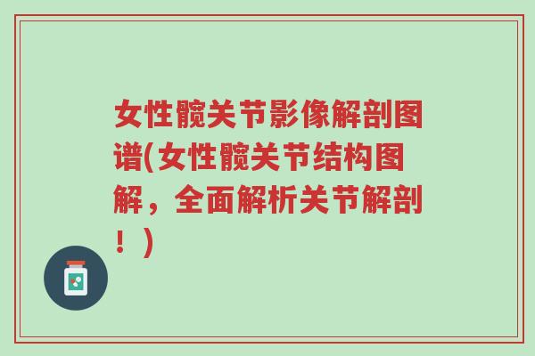女性髋关节影像解剖图谱(女性髋关节结构图解,全面解析关节解剖!)-第1张图片-超越 女性髋关节影像解剖图谱(女性髋关节结构图解,全面解析关节解剖!)-第1张图片-超越