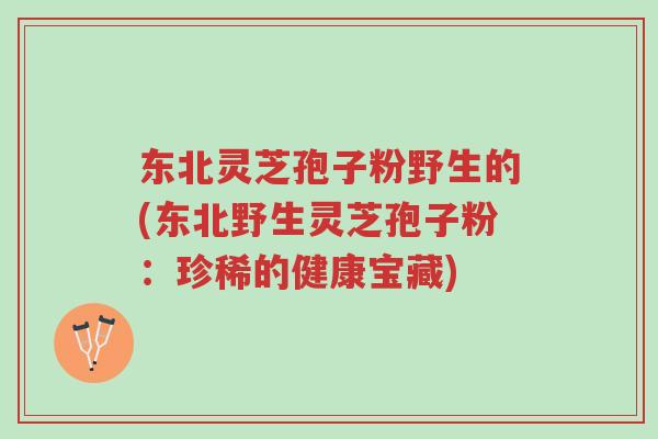 东北灵芝孢子粉野生的(东北野生灵芝孢子粉:珍稀的健康宝藏)-第1张图片-超越 东北灵芝孢子粉野生的(东北野生灵芝孢子粉:珍稀的健康宝藏)-第1张图片-超越
