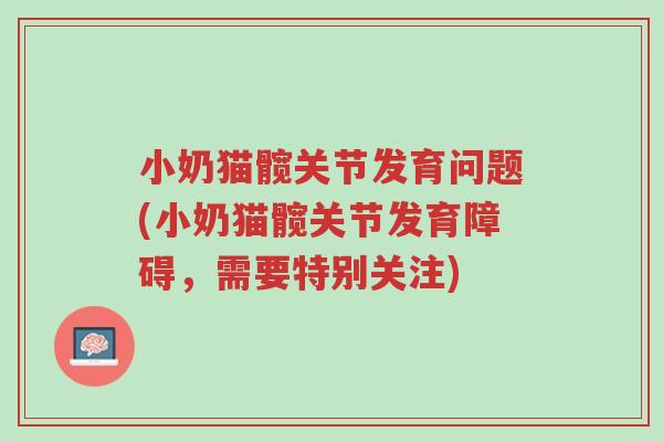 小奶猫髋关节发育问题(小奶猫髋关节发育障碍,需要特别关注)-第1张图片-超越 小奶猫髋关节发育问题(小奶猫髋关节发育障碍,需要特别关注)-第1张图片-超越