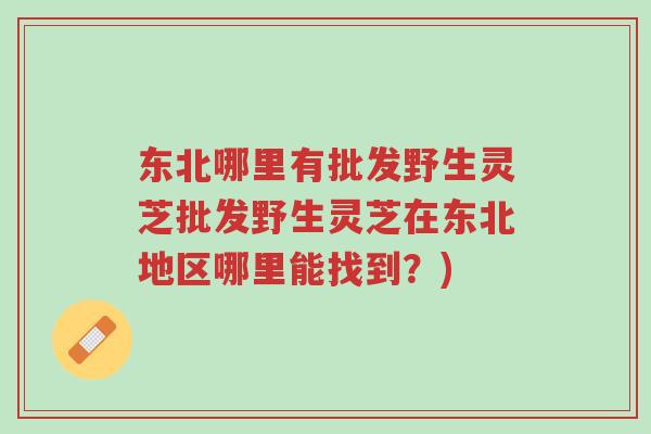 东北哪里有批发野生灵芝批发野生灵芝在东北地区哪里能找到?)-第1张图片-超越 东北哪里有批发野生灵芝批发野生灵芝在东北地区哪里能找到?)-第1张图片-超越