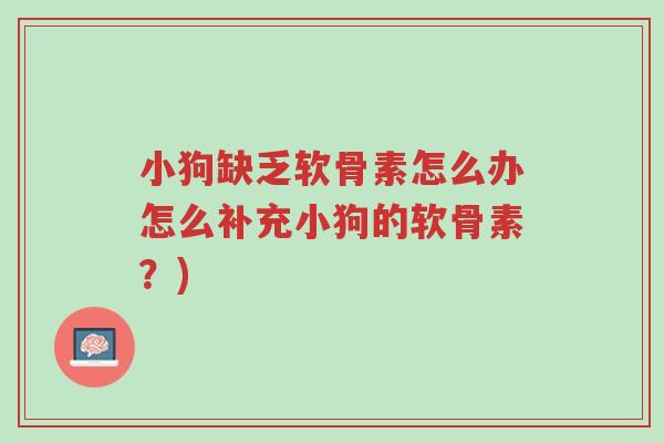 小狗缺乏软骨素怎么办怎么补充小狗的软骨素?)-第1张图片-超越 小狗缺乏软骨素怎么办怎么补充小狗的软骨素?)-第1张图片-超越
