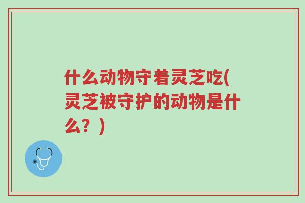什么动物守着灵芝吃(灵芝被守护的动物是什么?)-第1张图片-超越 什么动物守着灵芝吃(灵芝被守护的动物是什么?)-第1张图片-超越