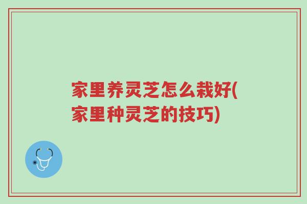 家里养灵芝怎么栽好(家里种灵芝的技巧)-第1张图片-超越 家里养灵芝怎么栽好(家里种灵芝的技巧)-第1张图片-超越
