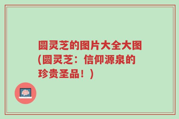 圆灵芝的图片大全大图(圆灵芝：信仰源泉的珍贵圣品！)-第1张图片-超越