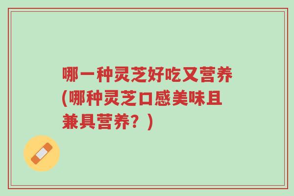哪一种灵芝好吃又营养(哪种灵芝口感美味且兼具营养?)-第1张图片-超越 哪一种灵芝好吃又营养(哪种灵芝口感美味且兼具营养?)-第1张图片-超越