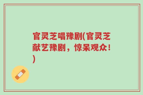 官灵芝唱豫剧(官灵芝献艺豫剧,惊呆观众!)-第1张图片-超越 官灵芝唱豫剧(官灵芝献艺豫剧,惊呆观众!)-第1张图片-超越