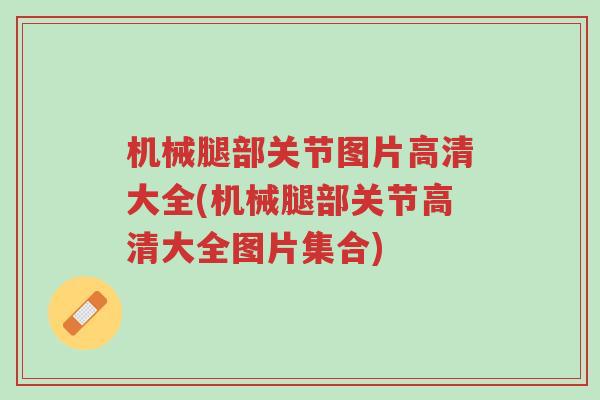 机械腿部关节图片高清大全(机械腿部关节高清大全图片集合)-第1张图片-超越 机械腿部关节图片高清大全(机械腿部关节高清大全图片集合)-第1张图片-超越