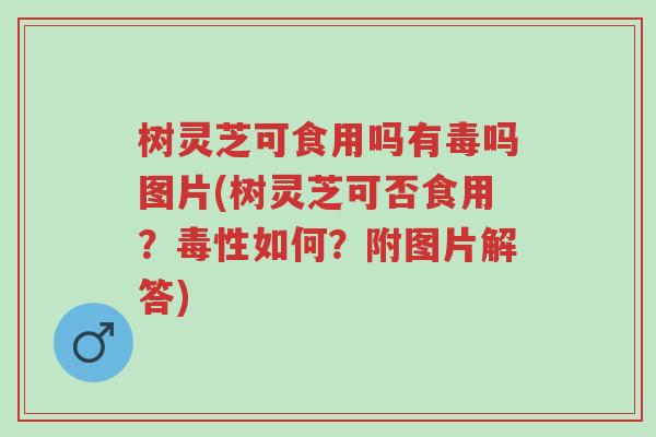 树灵芝可食用吗有毒吗图片(树灵芝可否食用?毒性如何?附图片解答)-第1张图片-超越 树灵芝可食用吗有毒吗图片(树灵芝可否食用?毒性如何?附图片解答)-第1张图片-超越
