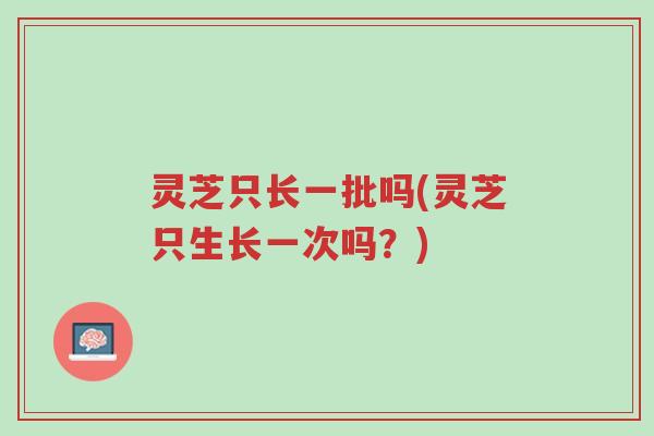 灵芝只长一批吗(灵芝只生长一次吗?)-第1张图片-超越 灵芝只长一批吗(灵芝只生长一次吗?)-第1张图片-超越