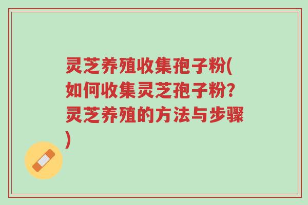 灵芝养殖收集孢子粉(如何收集灵芝孢子粉?灵芝养殖的方法与步骤)-第1张图片-超越 灵芝养殖收集孢子粉(如何收集灵芝孢子粉?灵芝养殖的方法与步骤)-第1张图片-超越