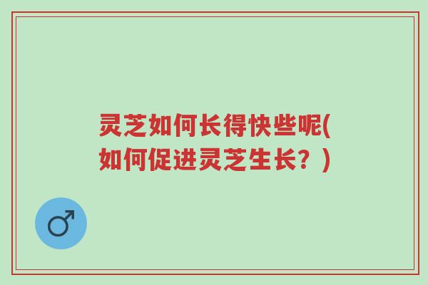 灵芝如何长得快些呢(如何促进灵芝生长?)-第1张图片-超越 灵芝如何长得快些呢(如何促进灵芝生长?)-第1张图片-超越