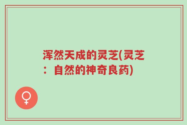浑然天成的灵芝(灵芝:自然的神奇良药)-第1张图片-超越 浑然天成的灵芝(灵芝:自然的神奇良药)-第1张图片-超越