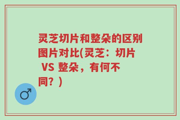 灵芝切片和整朵的区别图片对比(灵芝:切片 VS 整朵,有何不同?)-第1张图片-超越 灵芝切片和整朵的区别图片对比(灵芝:切片 VS 整朵,有何不同?)-第1张图片-超越