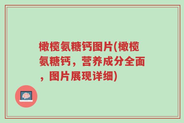 橄榄氨糖钙图片(橄榄氨糖钙,营养成分全面,图片展现详细)-第1张图片-超越 橄榄氨糖钙图片(橄榄氨糖钙,营养成分全面,图片展现详细)-第1张图片-超越