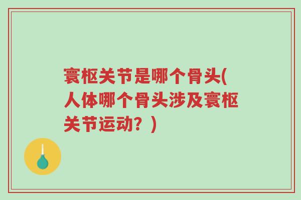 寰枢关节是哪个骨头(人体哪个骨头涉及寰枢关节运动?)-第1张图片-超越 寰枢关节是哪个骨头(人体哪个骨头涉及寰枢关节运动?)-第1张图片-超越
