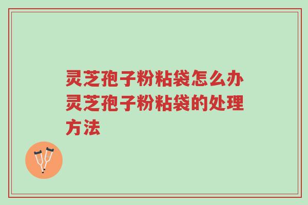 灵芝孢子粉粘袋怎么办灵芝孢子粉粘袋的处理方法-第1张图片-超越 灵芝孢子粉粘袋怎么办灵芝孢子粉粘袋的处理方法-第1张图片-超越