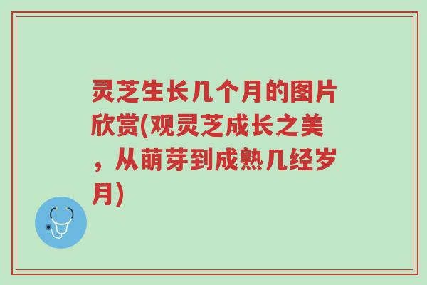 灵芝生长几个月的图片欣赏(观灵芝成长之美,从萌芽到成熟几经岁月)-第1张图片-超越 灵芝生长几个月的图片欣赏(观灵芝成长之美,从萌芽到成熟几经岁月)-第1张图片-超越