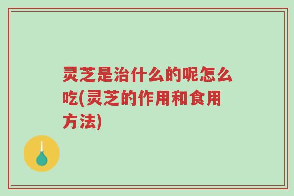 灵芝是治什么的呢怎么吃(灵芝的作用和食用方法)-第1张图片-超越 灵芝是治什么的呢怎么吃(灵芝的作用和食用方法)-第1张图片-超越