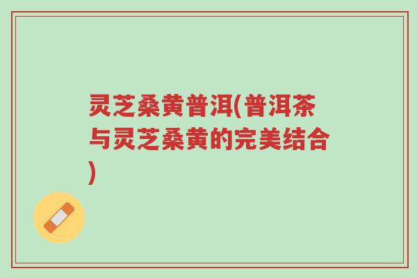 灵芝桑黄普洱(普洱茶与灵芝桑黄的完美结合)-第1张图片-超越 灵芝桑黄普洱(普洱茶与灵芝桑黄的完美结合)-第1张图片-超越