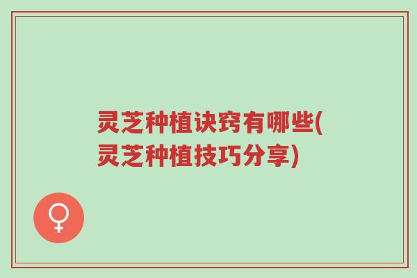 灵芝种植诀窍有哪些(灵芝种植技巧分享)-第1张图片-超越 灵芝种植诀窍有哪些(灵芝种植技巧分享)-第1张图片-超越