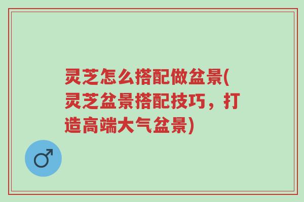 灵芝怎么搭配做盆景(灵芝盆景搭配技巧,打造高端大气盆景)-第1张图片-超越 灵芝怎么搭配做盆景(灵芝盆景搭配技巧,打造高端大气盆景)-第1张图片-超越