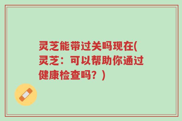 灵芝能带过关吗现在(灵芝:可以帮助你通过健康检查吗?)-第1张图片-超越 灵芝能带过关吗现在(灵芝:可以帮助你通过健康检查吗?)-第1张图片-超越