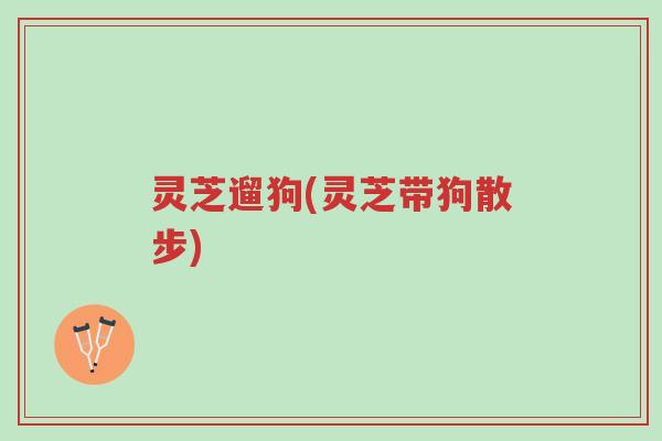 灵芝遛狗(灵芝带狗散步)-第1张图片-超越 灵芝遛狗(灵芝带狗散步)-第1张图片-超越