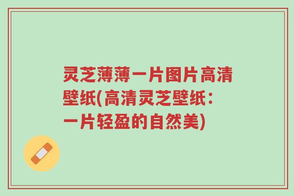 灵芝薄薄一片图片高清壁纸(高清灵芝壁纸:一片轻盈的自然美)-第1张图片-超越 灵芝薄薄一片图片高清壁纸(高清灵芝壁纸:一片轻盈的自然美)-第1张图片-超越