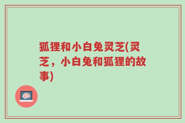 狐狸和小白兔灵芝(灵芝,小白兔和狐狸的故事)-第1张图片-超越 狐狸和小白兔灵芝(灵芝,小白兔和狐狸的故事)-第1张图片-超越