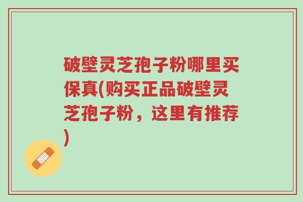 破壁灵芝孢子粉哪里买保真(购买正品破壁灵芝孢子粉,这里有推荐)-第1张图片-超越 破壁灵芝孢子粉哪里买保真(购买正品破壁灵芝孢子粉,这里有推荐)-第1张图片-超越