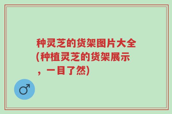 种灵芝的货架图片大全(种植灵芝的货架展示,一目了然)-第1张图片-超越 种灵芝的货架图片大全(种植灵芝的货架展示,一目了然)-第1张图片-超越