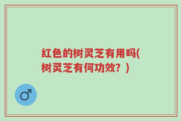 红色的树灵芝有用吗(树灵芝有何功效?)-第1张图片-超越 红色的树灵芝有用吗(树灵芝有何功效?)-第1张图片-超越
