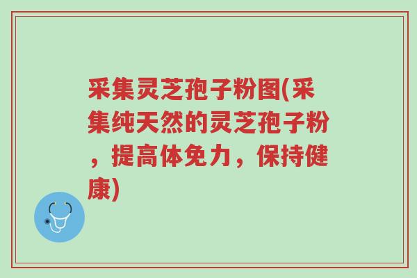 采集灵芝孢子粉图(采集纯天然的灵芝孢子粉,提高体免力,保持健康)-第1张图片-超越 采集灵芝孢子粉图(采集纯天然的灵芝孢子粉,提高体免力,保持健康)-第1张图片-超越