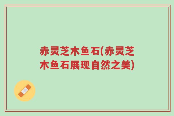 赤灵芝木鱼石(赤灵芝木鱼石展现自然之美)-第1张图片-超越 赤灵芝木鱼石(赤灵芝木鱼石展现自然之美)-第1张图片-超越