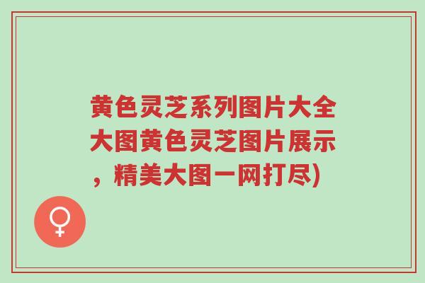 黄色灵芝系列图片大全大图黄色灵芝图片展示,精美大图一网打尽)-第1张图片-超越 黄色灵芝系列图片大全大图黄色灵芝图片展示,精美大图一网打尽)-第1张图片-超越