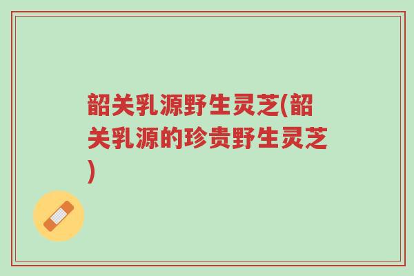 韶关乳源野生灵芝(韶关乳源的珍贵野生灵芝)-第1张图片-超越 韶关乳源野生灵芝(韶关乳源的珍贵野生灵芝)-第1张图片-超越