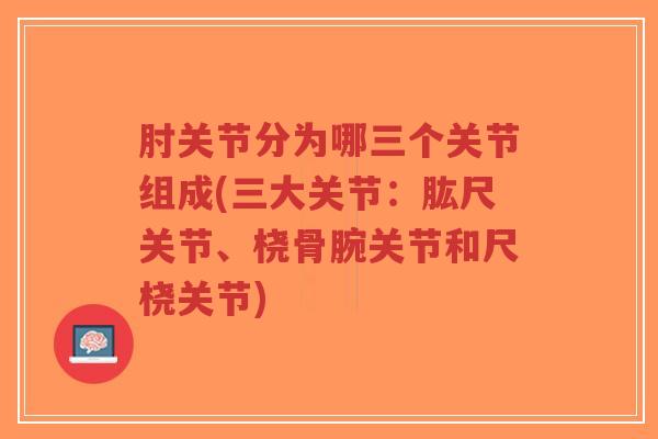 肘关节分为哪三个关节组成(三大关节:肱尺关节、桡骨腕关节和尺桡关节)-第1张图片-超越 肘关节分为哪三个关节组成(三大关节:肱尺关节、桡骨腕关节和尺桡关节)-第1张图片-超越